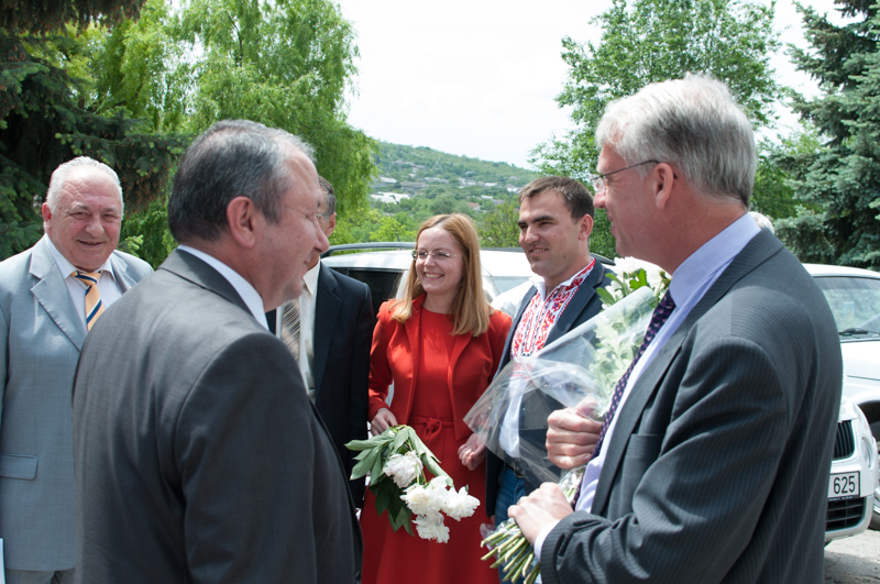 Wicher Slagter (dreapta), printre invitații congresului FOTO Sandu Tarlev