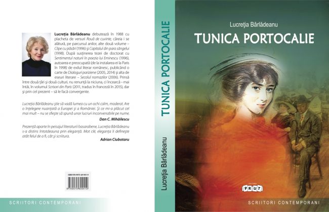 Volumul „Tunica Portocalie” a apărut la editura Prut Internațional în 2016 și se găsește în librăriile ProNoi. FOTO: Arhivă personală